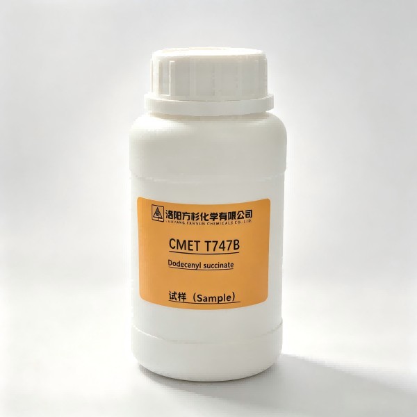Tricresyl phosphate sample in a laboratory beaker for isomer and acid value review